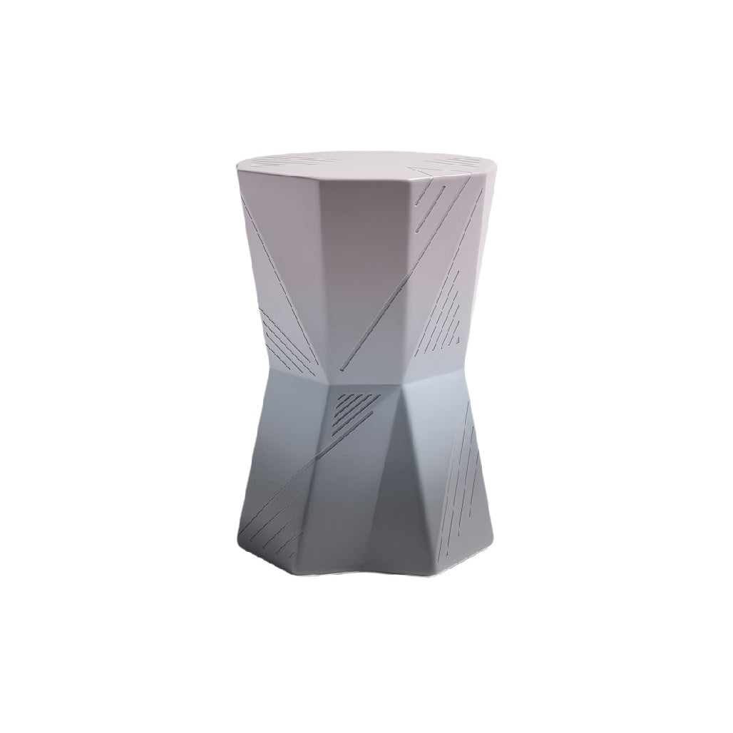 Geometric Design Stool: Modern Minimalist Accent Furniture