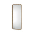 Full-Length Decorative Mirror with Textured Frame