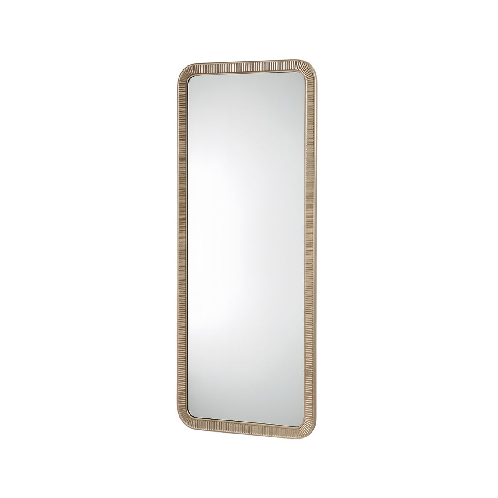 Full-Length Decorative Mirror with Textured Frame